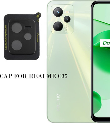 EJZATEX Back Camera Lens Glass Protector for REALME C35, BACK CAMERA LENS PROTECTOR(Pack of: 1)