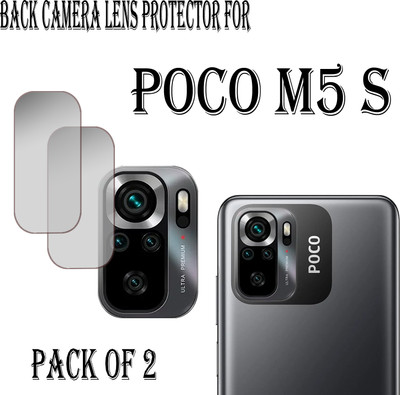 EJZATI Back Camera Lens Glass Protector for POCO M5s(Pack of: 2)