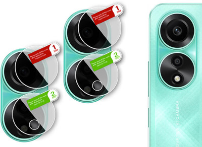 DAFFIN Back Camera Lens Glass Protector for OPPO A78(Pack of: 2)