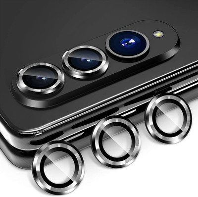 KHR Back Camera Lens Glass Protector for Samsung Galaxy Z Fold5 5G Full Fit Lens Ring Cover(Pack of: 1)