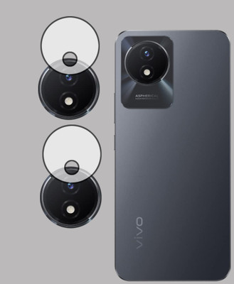 EJZATI Back Camera Lens Glass Protector for VIVO Y02 / VIVO Y02t, BACK CAMERA LENS PROTECTOR(Pack of: 2)