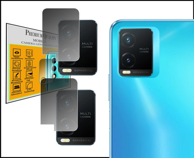DAFFIN Back Camera Lens Glass Protector for Vivo T1X(Pack of: 2)