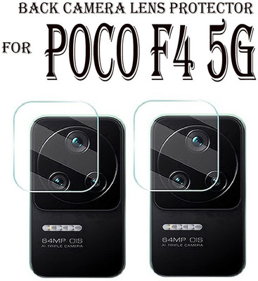 HIRDESH Back Camera Lens Glass Protector for POCO F4 5G(Pack of: 2)
