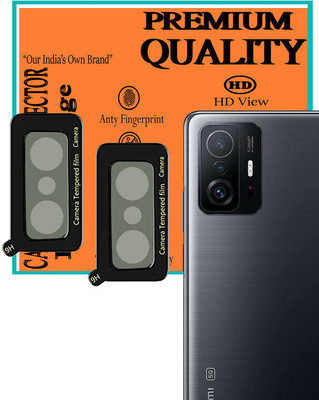 YCHROZE Back Camera Lens Glass Protector for Xiaomi 11 T Pro 5G(Pack of: 2)
