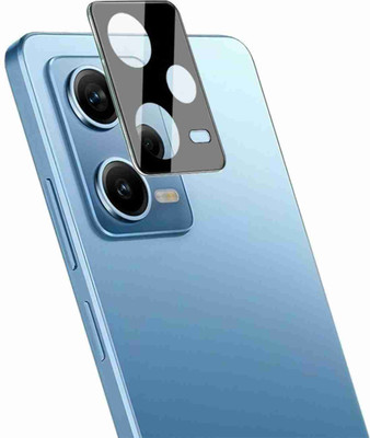 AEHUB Back Camera Lens Glass Protector for Redmi Note 12 Pro 5G (Black)(Pack of: 1)