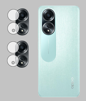 EJZATI Back Camera Lens Glass Protector for OPPO A58, BACK CAMERA LENS(Pack of: 2)