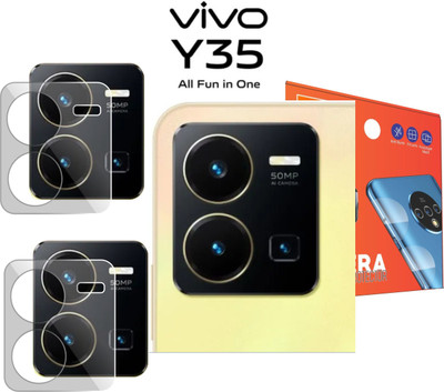 FINCH Front Camera Lens Glass Protector for VIVO Y35(Pack of: 2)