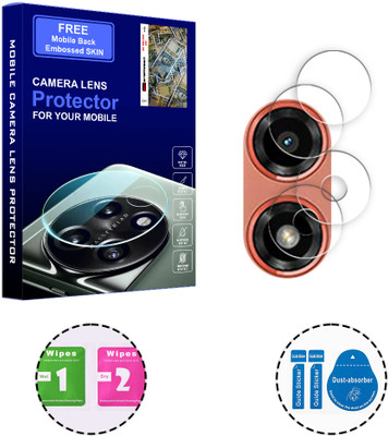 SOMTONE Back Camera Lens Glass Protector for Motorola Moto G04s 4G (FREE 1 MOBILE EMBOSSED SKIN) CAMERA LENS PROTECTOR(Pack of: 2)