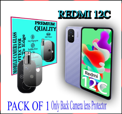 DAFFIN Back Camera Lens Glass Protector for Redmi 12C(Pack of: 1)