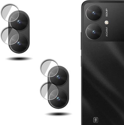 Mobtek Back Camera Lens Glass Protector for POCO M6 5G(Pack of: 2)