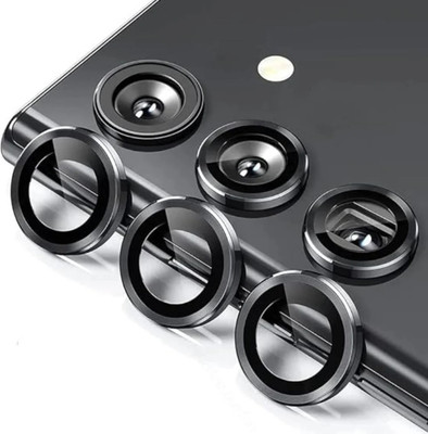 milestone mobile accessories Back Camera Lens Glass Protector for Camera Ring for Samsung Galaxy A35 set of 3 Black(Pack of: 1)