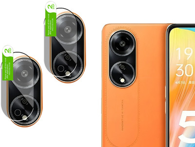 DAFFIN Back Camera Lens Glass Protector for Oppo A1(Pack of: 2)