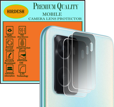 HIRDESH Back Camera Lens Glass Protector for OPPO A76(Pack of: 3)