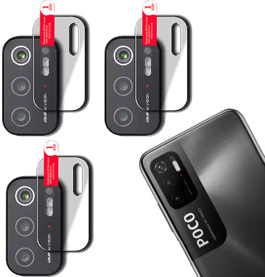 DAFFIN Back Camera Lens Glass Protector for Poco M3 Pro 5G(Pack of: 3)