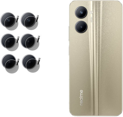 DAFFIN Back Camera Lens Glass Protector for realme C33(Pack of: 3)