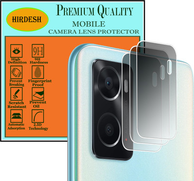 HIRDESH Back Camera Lens Glass Protector for OPPO A76(Pack of: 3)