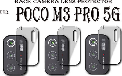 EJZATI Back Camera Lens Glass Protector for POCO M3 PRO 5G(Pack of: 3)
