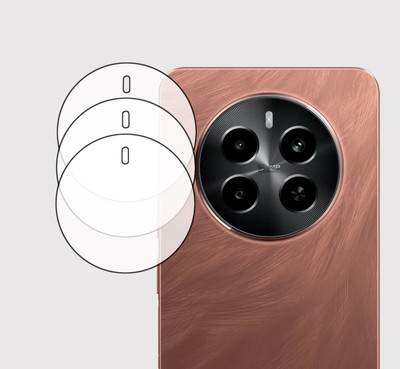 EJZATI Back Camera Lens Glass Protector for realme P1 5G, BACK CAMERA LENS PROTECTOR(Pack of: 3)