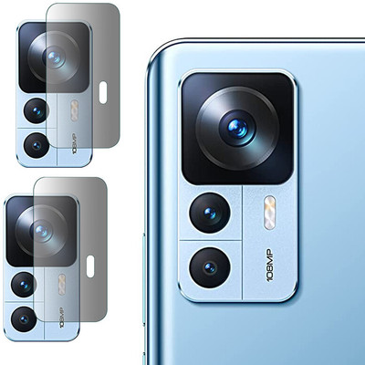 HIRDESH Back Camera Lens Glass Protector for Xiaomi 12T CAMERA(Pack of: 2)