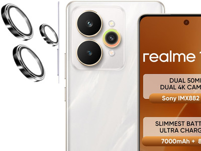 LIKEDESIGN Back Camera Lens Glass Protector for RealMe 15 5G(Pack of: 1)