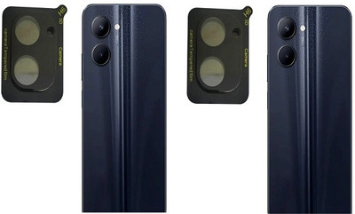 NIMMIKA ENTERPRISES Back Camera Lens Glass Protector for Back Camera Lens Glass Protector 3D Ultra For Realme C33(Pack of: 2)