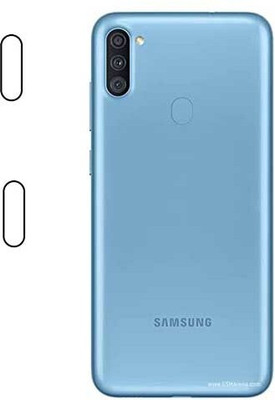 LIGHTWINGS Back Camera Lens Glass Protector for Samsung Galaxy M11(Pack of: 2)