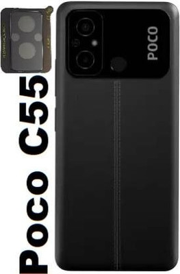 BRENZZ Back Camera Lens Glass Protector for POCO C55(Pack of: 1)