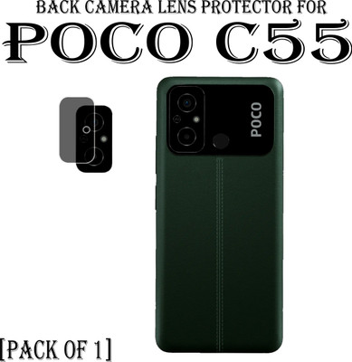 EJZATI Back Camera Lens Glass Protector for POCO C55(Pack of: 1)