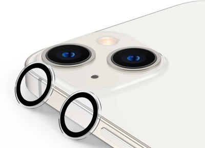 VOSKI Back Camera Lens Ring Guard Protector for iPhone 13 Camera Lens Protector Aluminum Alloy Anti Scratch Full Fit Ring(Pack of: 1)