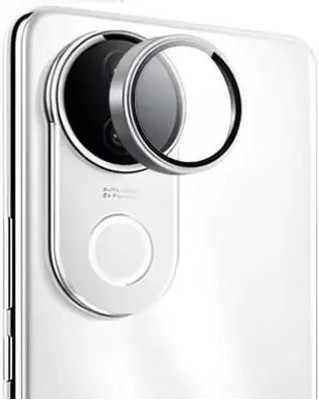 ITians Back Camera Lens Glass Protector, Camera Lens Ring Guard Protector for VIVO V50 5G, Vivo V50 5G Edge to Edge Silver Ring(Pack of: 1)