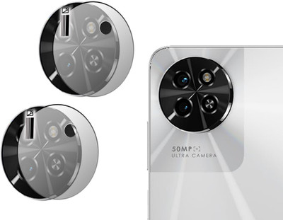 DAFFIN Back Camera Lens Glass Protector for Itel S23(Pack of: 2)