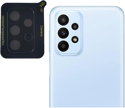 Covershub Back Camera Lens Glass Protector for Samsung Galaxy A23 ( Black )(Pack of: 1)