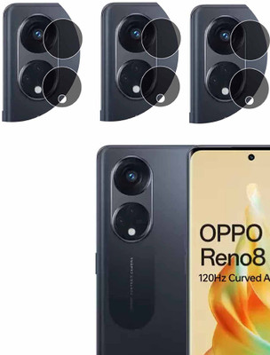 EZGER Back Camera Lens Glass Protector for OPPO Reno 8T 5G(Pack of: 3)