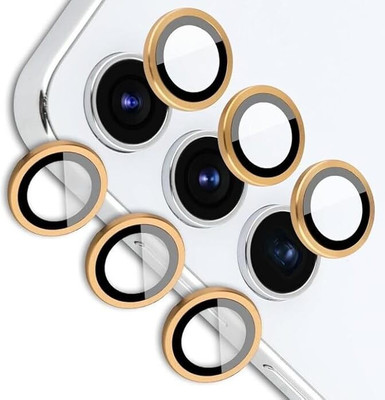 A3sprime Back Camera Lens Ring Guard Protector for Samsung Galaxy A14 5G (Color - Gold)(Pack of: 3)