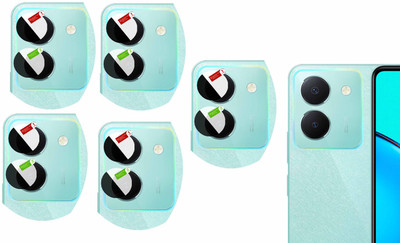 Hideous Back Camera Lens Glass Protector for VIVO Y27S(Pack of: 5)