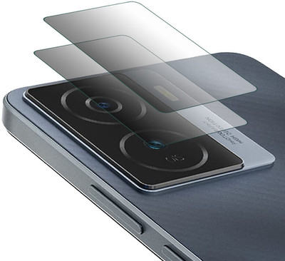 DOUMOF Back Camera Lens Glass Protector for iQOO Z7 5G BACK CAMERA(Pack of: 2)