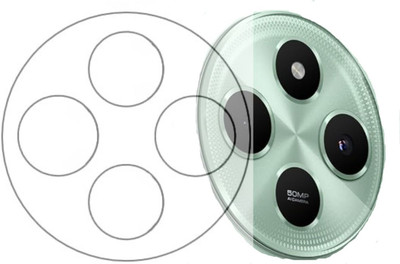 ISAAK Back Camera Lens Glass Protector for Poco C75(Pack of: 1)