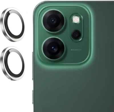 MOBCART Back Camera Lens Glass Protector, Camera Lens Ring Guard Protector for Oppo Reno 14 5G – 9H Tempered, Scratch-Resistant, Camera Lens Protector (Silver)(Pack of: 1)
