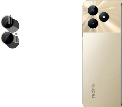 Hideous Front Camera Lens Glass Protector for realme C53(Pack of: 1)