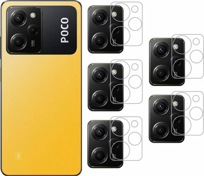 Vatsin Back Camera Lens Glass Protector for Poco X5 Pro 5G(Pack of: 5)