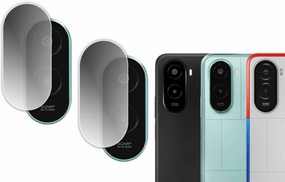 DAFFIN Back Camera Lens Glass Protector for POCO M7 Plus 5G(Pack of: 2)