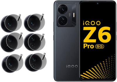 DAFFIN Back Camera Lens Glass Protector for iQOO Z6 Pro 5G(Pack of: 3)