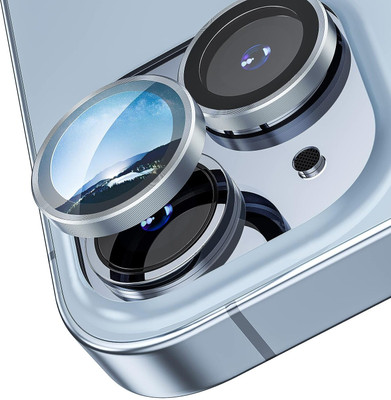 VOSKI Back Camera Lens Ring Guard Protector for iPhone 15 Anti Scratch Camera Lens Protector Metal Ring(Pack of: 1)