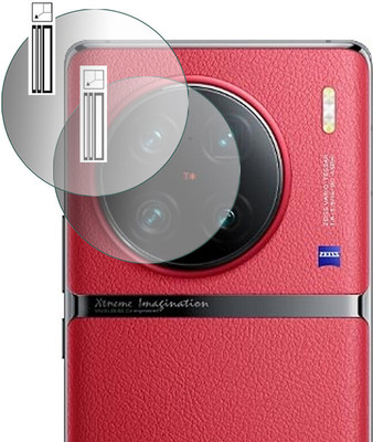 DOUMOF Back Camera Lens Glass Protector for Vivo x90 Pro Plus 5G CAMERA LENS(Pack of: 2)