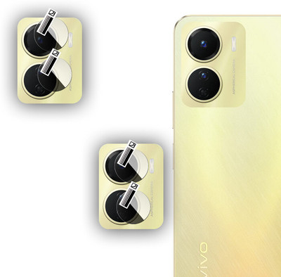 DAFFIN Back Camera Lens Glass Protector for Vivo Y16(Pack of: 2)