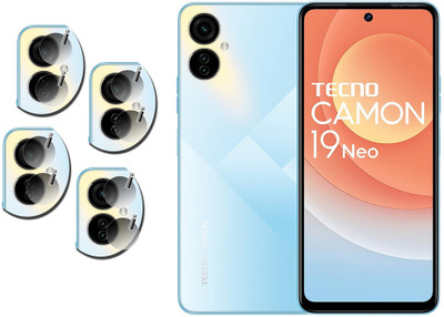 DAFFIN Back Camera Lens Glass Protector for Tecno Camon 19 Neo(Pack of: 4)