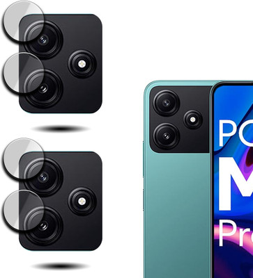Mobtek Back Camera Lens Glass Protector for Poco M6 Pro(Pack of: 2)