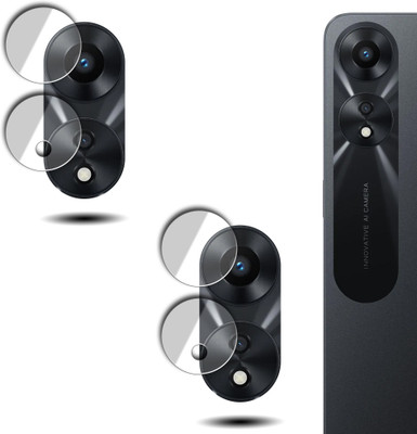 Mobtek Back Camera Lens Glass Protector for Oppo A78 4G(Pack of: 2)