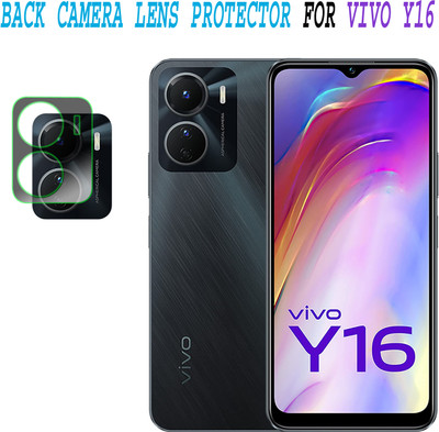 ejzatex Back Camera Lens Glass Protector for VIVO Y16(Pack of: 1)