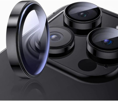 MOBIZIO Back Camera Lens Glass Protector for Apple iPhone 15 Pro Max(Pack of: 2)